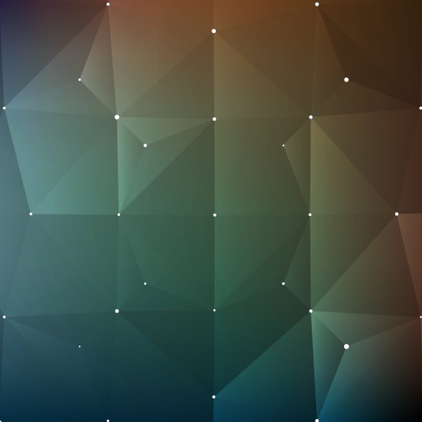 摘要矢量网格背景。在空间中飞行的混沌连接点和多边形。飞扬的瓦砾残片。未来技术风格卡。线、点、圆、面。未来的设计。图片下载