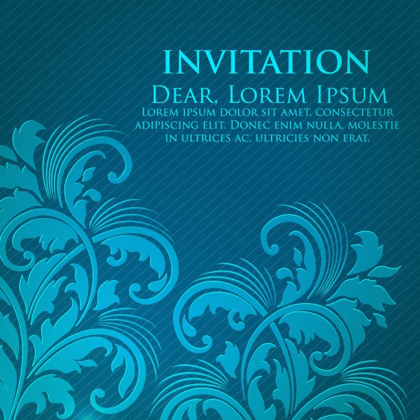 婚礼请柬和公告卡与花卉背景艺术。优雅华丽的花卉背景。花的背景和优雅的花元素。设计模板。图片下载