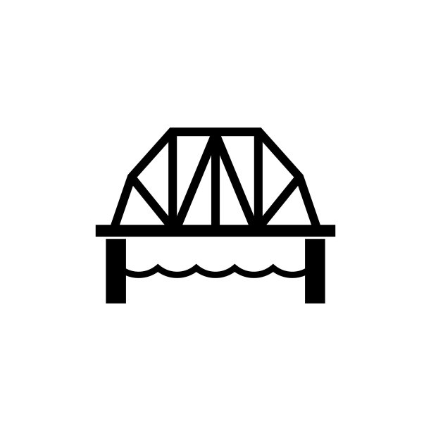 桁架桥图标图片下载