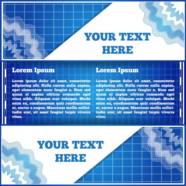 用于表示的矢量业务模板。图片下载