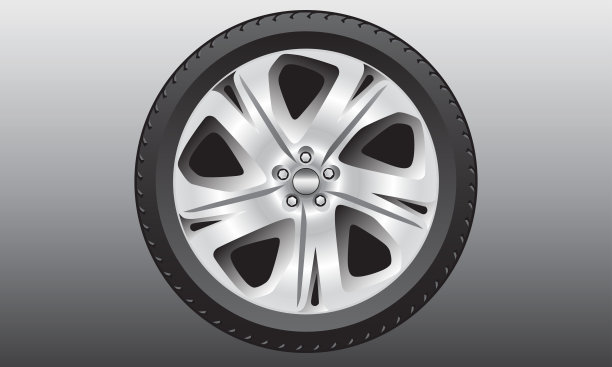 合金车轮设计矢量图片下载