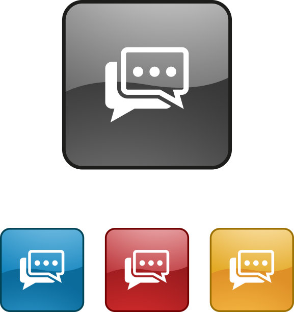 气泡图标图片下载