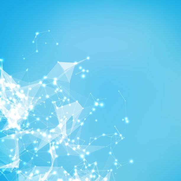 摘要矢量网格背景。在空间中飞行的混沌连接点和多边形。飞扬的瓦砾残片。未来技术风格卡。线、点、圆、面。未来的设计。图片下载