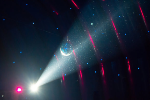 迪斯科球和灯光图片下载