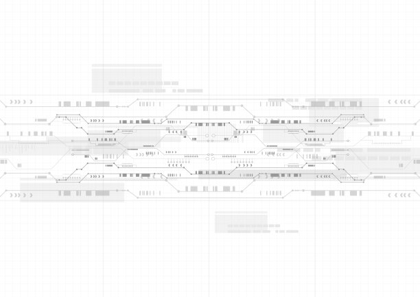 技术接口未来系统电路抽象背景矢量图片下载