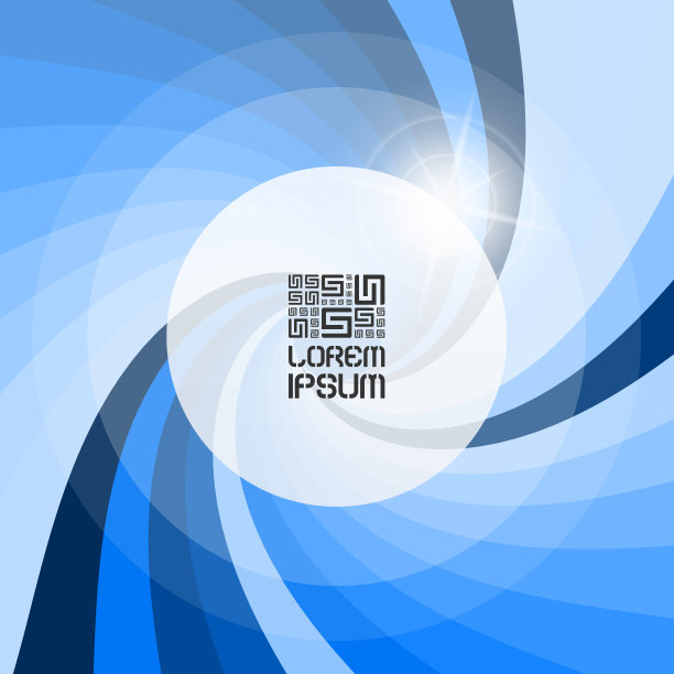 抽象的漩涡的背景。矢量插图与文字的地方。图片下载