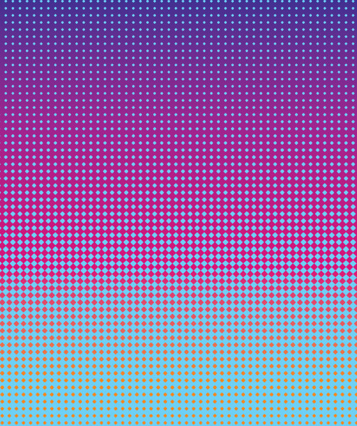 钻石半色调图案颜色渐变背景图片下载