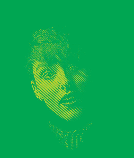 一个女商人微笑的特写图片下载