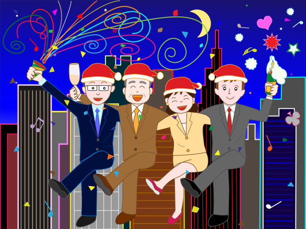 圣诞节的商人图片下载