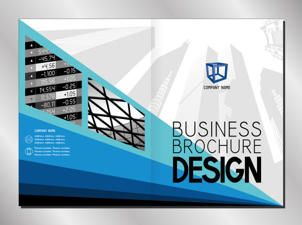 A4商务宣传册封面模板图片下载