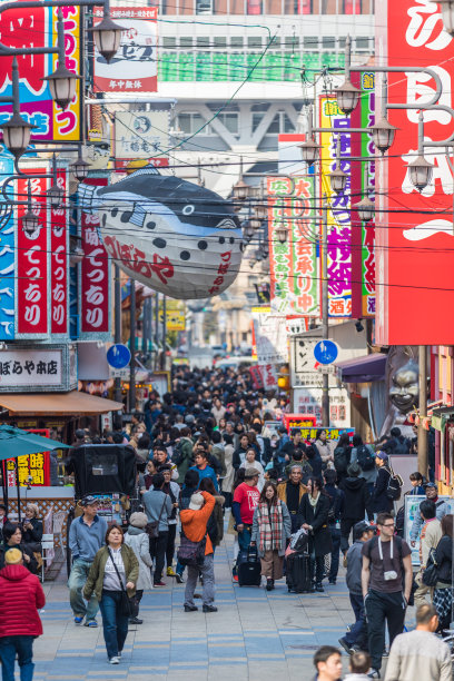 大阪的新世道区图片下载