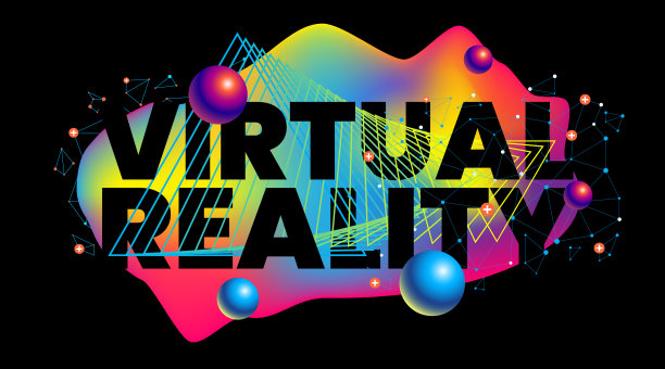 虚拟现实文本设计图片下载