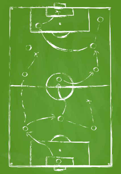 绿色抽象足球场图片下载