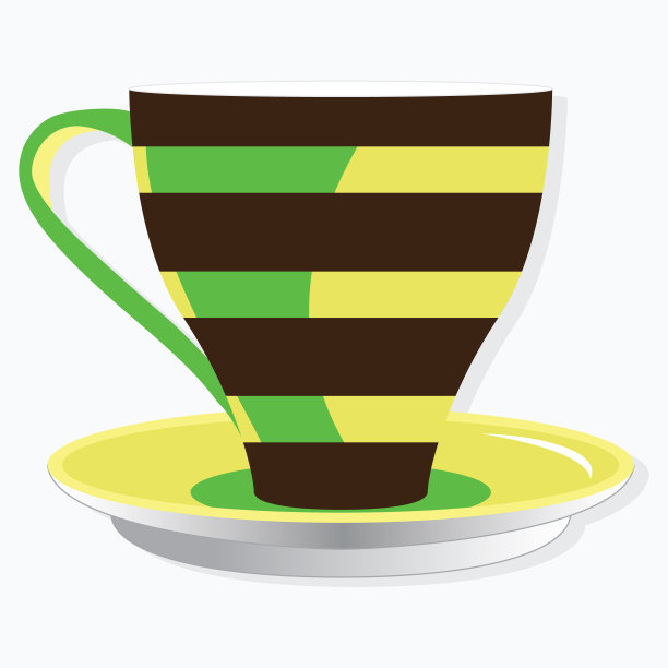 咖啡杯，热咖啡杯，设计杯，横幅，壁纸图片下载