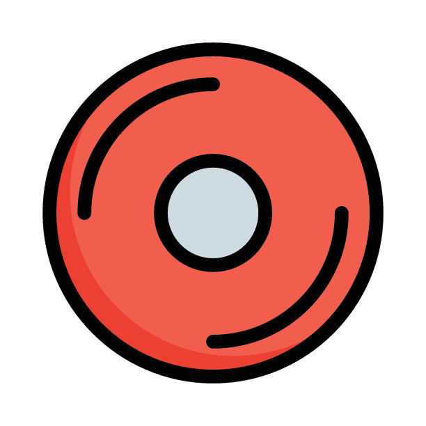 白色背景下的按钮特写镜头图片下载