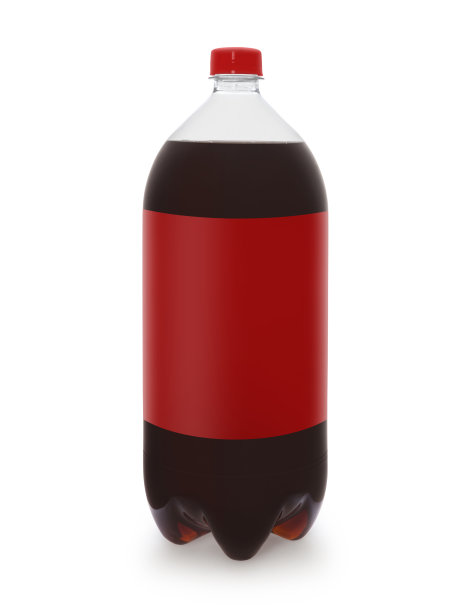 空白标签的可乐瓶图片下载