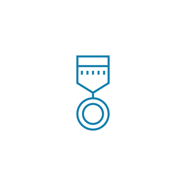 胜利的结果线性图标概念。胜利的结果线向量符号，符号，插图。图片下载