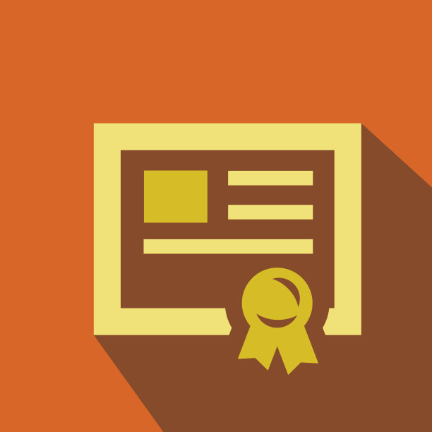 证书的欣赏模板与古董金边，证书图片下载