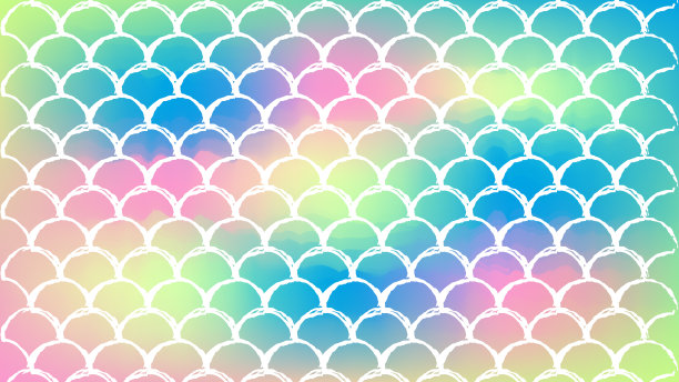 鱼鳞和美人鱼的背景图片下载