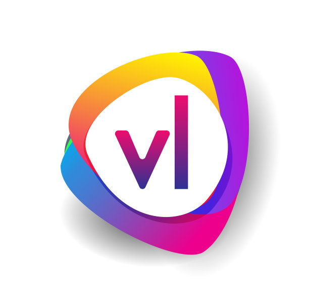 彩色飞溅字母图片下载