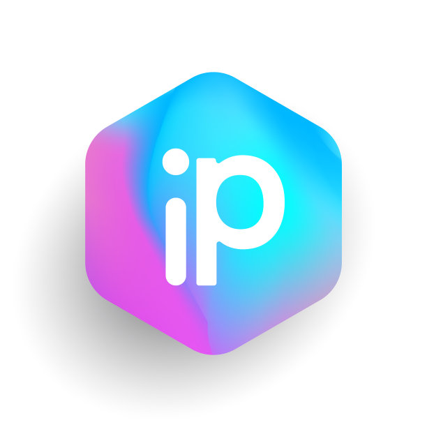 图标类型在六边形和彩色的背景图片下载