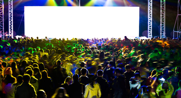 音乐会的人群素材图片