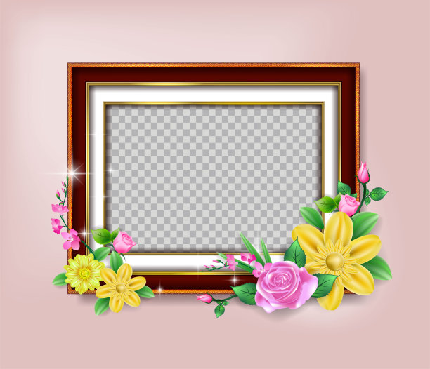 框角泰国线花卉图片图片下载