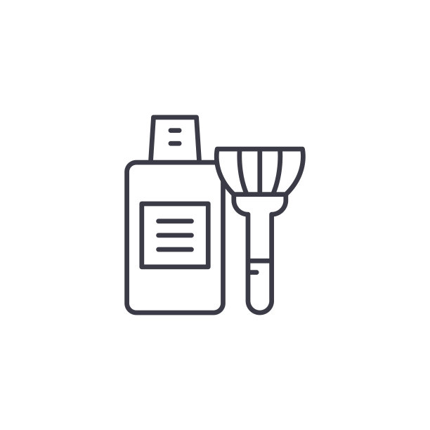 染料线性图标的概念。染线矢量符号、符号、插图。图片下载