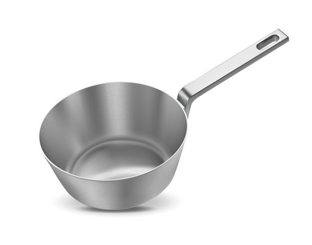 有柄的锅或平底锅，背景为白色图片下载