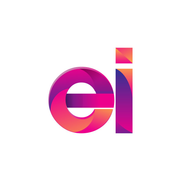 小写字母，洋红色和橙色。图片下载