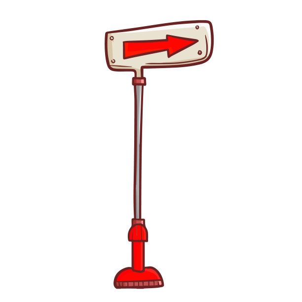 红色复古寻路图片下载