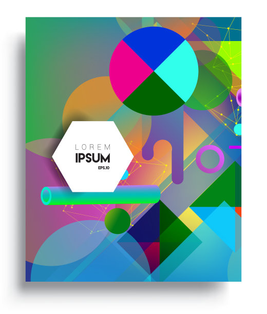 抽象几何图案设计与背景。图片下载