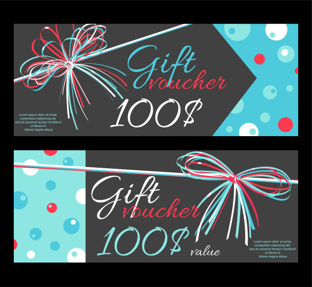 收集横向礼品券图片下载