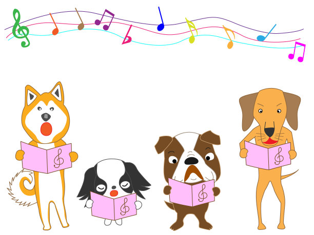 音乐的狗图片下载