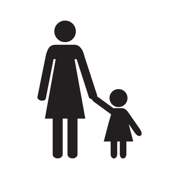 母亲和女儿。图片下载