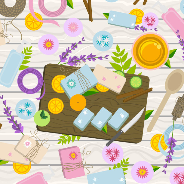 手工制作化妆品和肥皂制作大师的工作场所图片下载