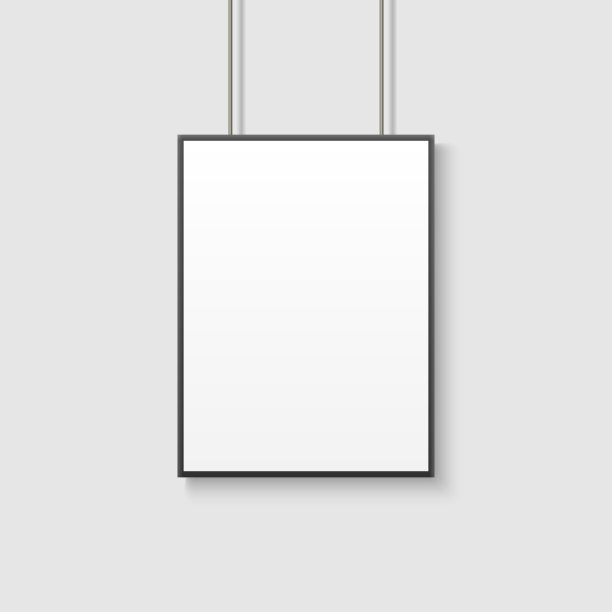 白色广告模型图片下载