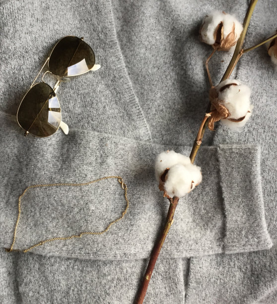 软羊绒开衫及配件图片下载