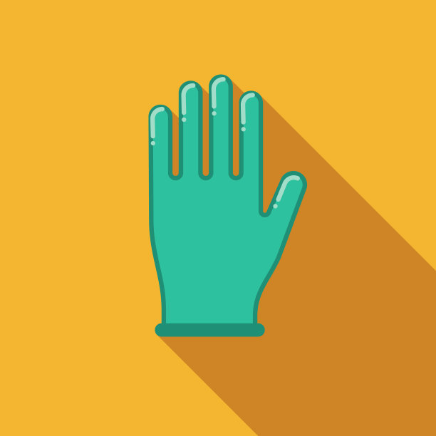 手套平设计犯罪和惩罚图标图片下载