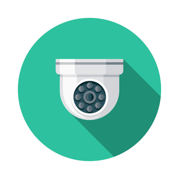 监视平面设计犯罪和惩罚图标图片下载