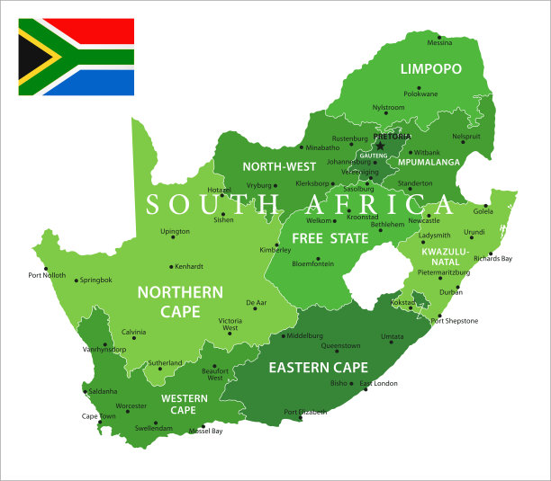 15 -南非-绿色孤立图片下载