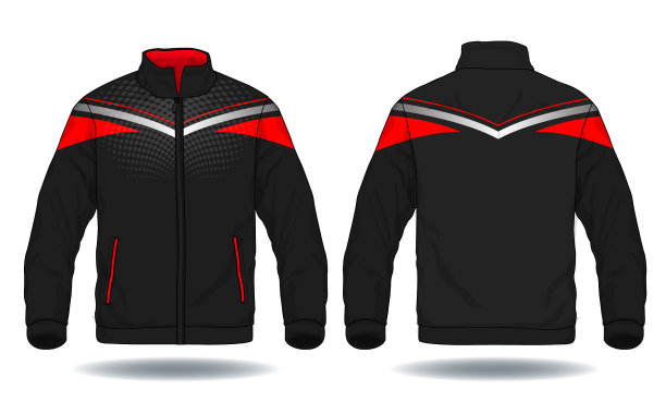 运动夹克的矢量插图图片下载
