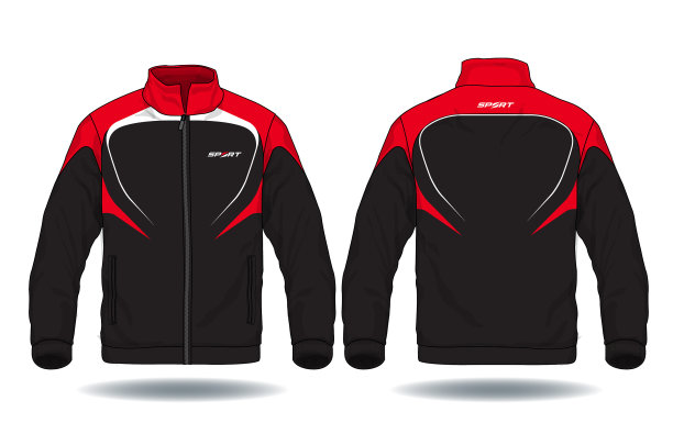 运动夹克的矢量插图图片下载