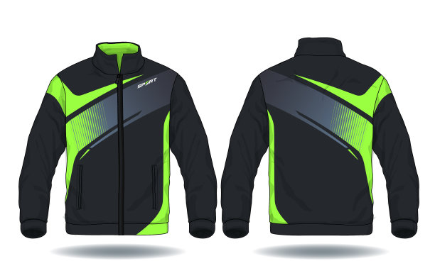 运动夹克的矢量插图图片下载