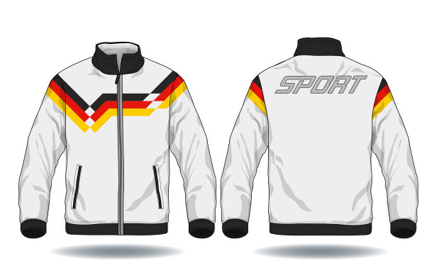 运动夹克的矢量插图图片下载