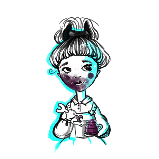 一个可爱的小女孩和果酱。hildren的幻觉。果酱的女孩图片下载