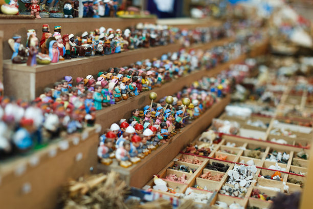 圣诞装饰橱窗照片图片下载