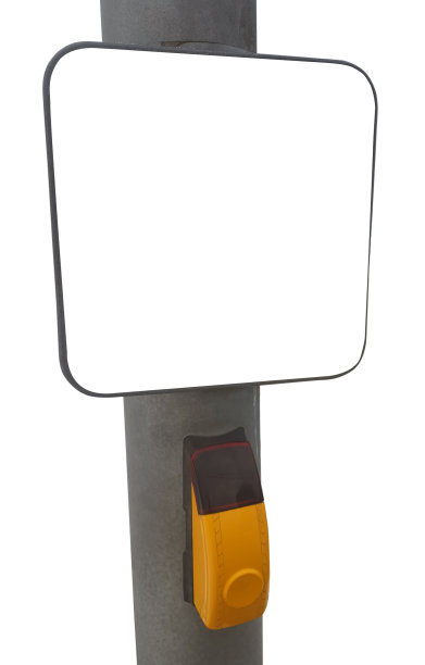 街杆子上的空标志图片下载