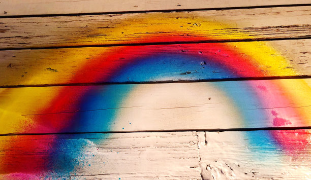 手画彩虹图片下载