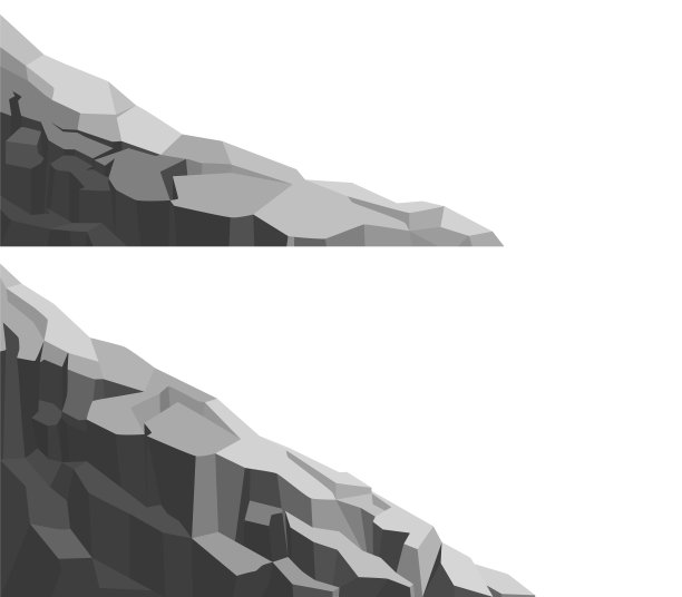 山的大岩石和石头。一组巨石，石墨煤。图片下载